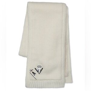 🔥 $68 Karl Lagerfeld Paris Apres Ski Scarf Faux Fur in Ivory White 🔥